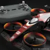 The RX121 quadcopter flying car, a remote-controlled unmanned aerial vehicle, comes in an orange propeller shield, air pressure, height control, headless mode, ground drift, and keyboard spin roll Application Scenario